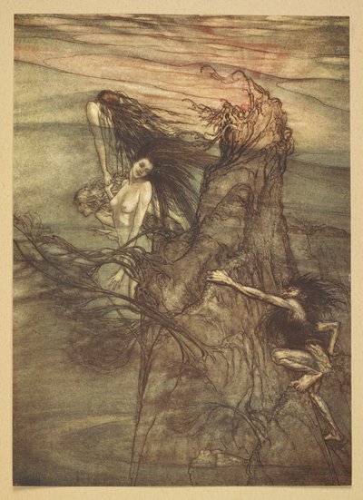 O Rhine-maiden. de Arthur Rackham