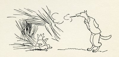 Os Três Porquinhos de Arthur Rackham