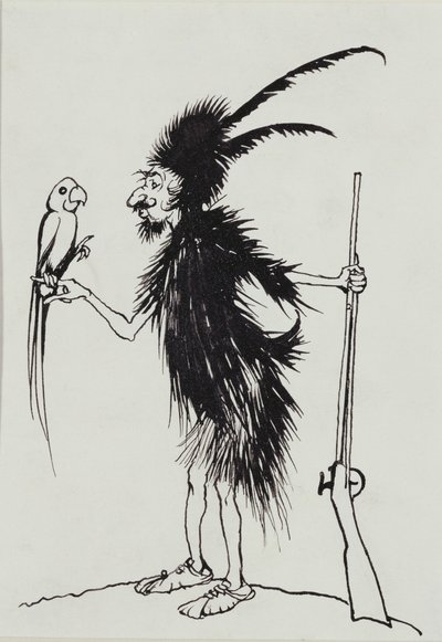 Ting-a-Ting Tang pobre Robinson Crusoe de Arthur Rackham