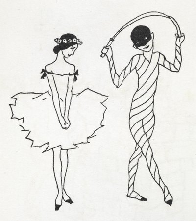 Dois dançarinos de Arthur Rackham