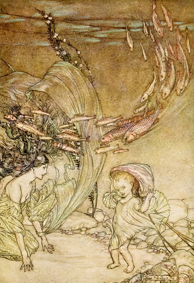 Ondina em Friedrich de la Motte Fouqué de Arthur Rackham