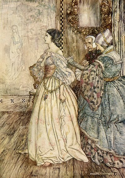 Ondina em Friedrich de la Motte Fouqué de Arthur Rackham