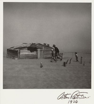 [Paisagem com casa]. de Arthur Rothstein