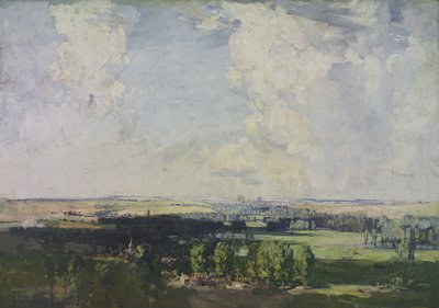 Amiens, a chave do oeste, 1928 de Arthur Streeton