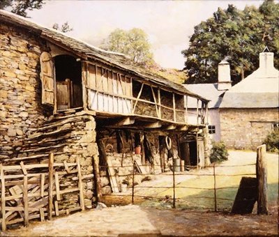 Yew Tree Farm perto de Coniston, Lancashire de Arthur Vivian Couling