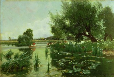 Verão, um de um conjunto do detalhe de quatro estações de 81295 de Arthur Walker Redgate