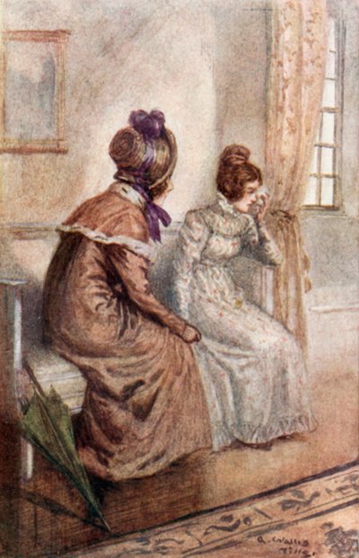 Ilustração para Emma por Jane Austen de Arthur Wallis Mills