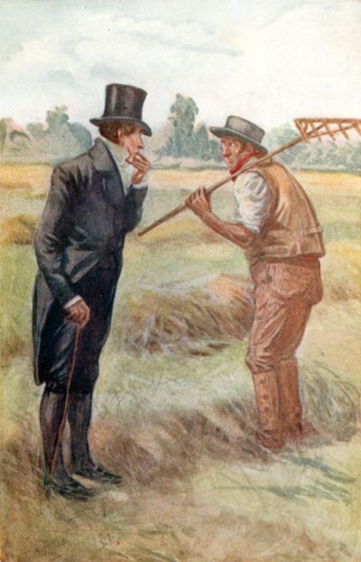 Ilustração para Emma por Jane Austen de Arthur Wallis Mills