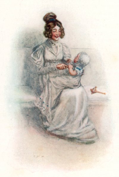Ilustração para Emma por Jane Austen de Arthur Wallis Mills