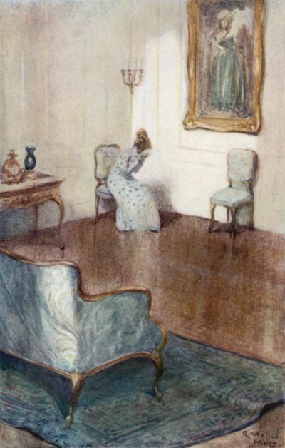 Ilustração para a abadia de Northanger por Jane Austen de Arthur Wallis Mills