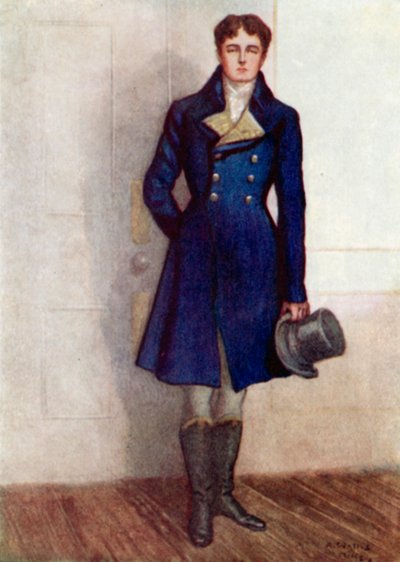 Ilustração para Orgulho e Preconceito por Jane Austen de Arthur Wallis Mills