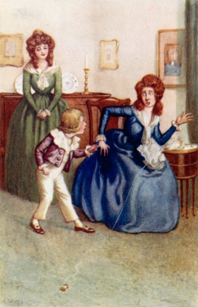 Ilustração para Orgulho e Preconceito por Jane Austen de Arthur Wallis Mills