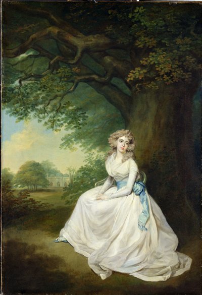 Lady Chambers, c.1789 (óleo sobre tela) de Arthur William Devis
