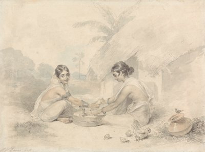Mulheres nativas de Bengala de Arthur William Devis