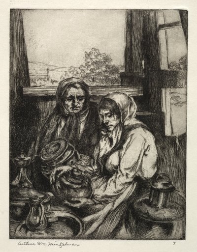 Latão antigo de Arthur William Heintzelman