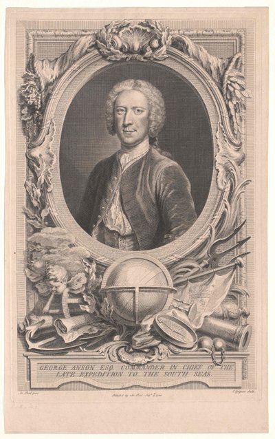 1º Barão de Anson Anson de Artist Unknown