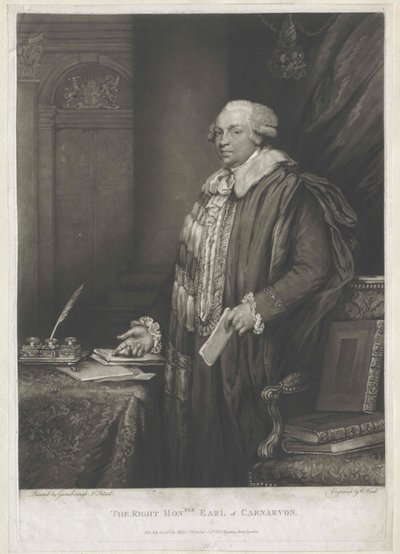 1º Conde de Carnavon Herbert de Artist Unknown