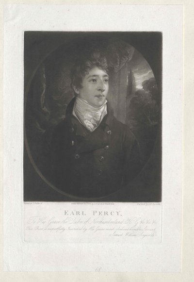 3º Duque de Northumberland Percy (impressão digital) de Artist Unknown