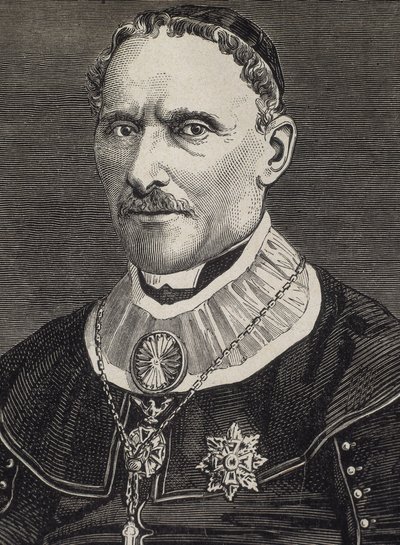 AMBROSIO, Rafael de (século XIX). Arcebispo. Gravura. de Artist Unknown
