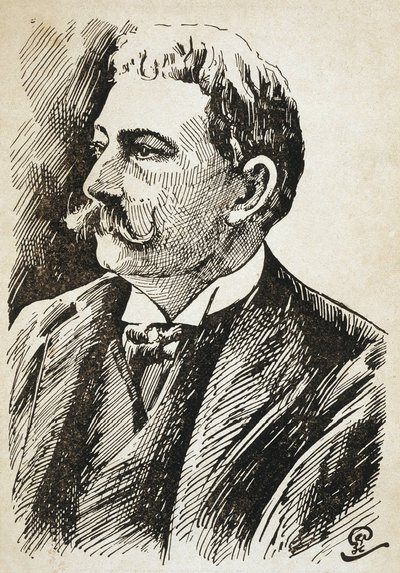 AZEVEDO, Aluísio de (1857-1913). Escritor brasileiro. Gravura. de Artist Unknown