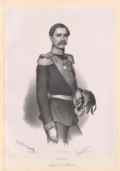 Alberto I, rei da Saxónia, de Artist Unknown
