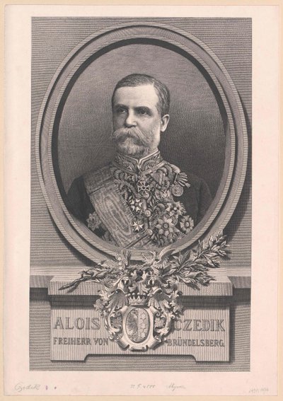 Aloysius Baron Czedik-Bruendelsberg (impressão) de Artist Unknown