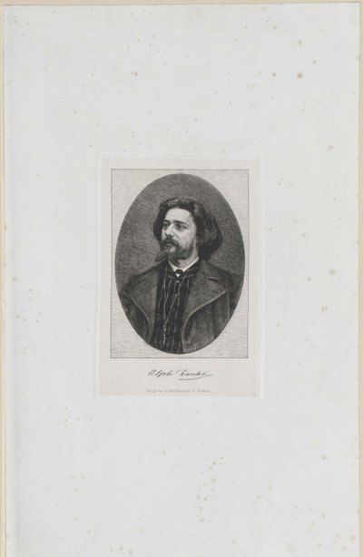 Alphonse Daudet (impressão) de Artist Unknown