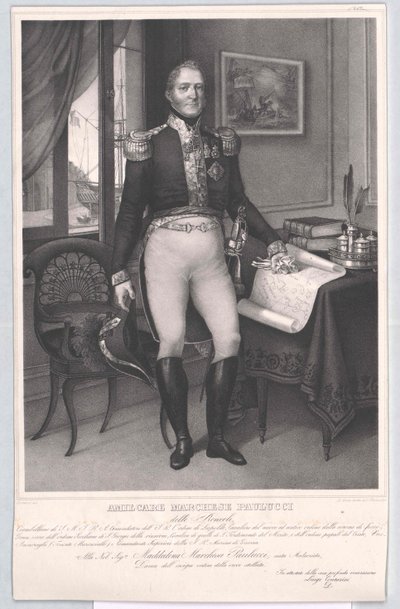 Amilcare Marquês Paulucci delle Roncole de Artist Unknown
