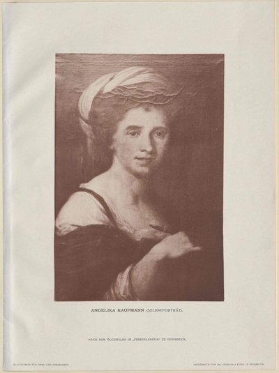 Angelika Kauffmann (impressão) de Artist Unknown