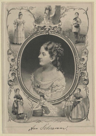 Anna Schramm (impressão) de Artist Unknown