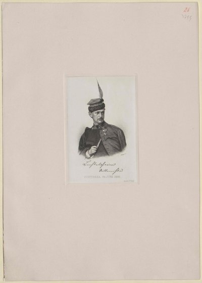 Anton Baron Bechtolsheim-Mauchenheim (impressão) de Artist Unknown
