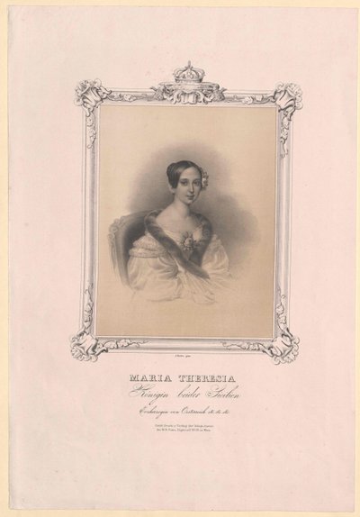 Arquiduquesa da Áustria Maria Teresa de Artist Unknown