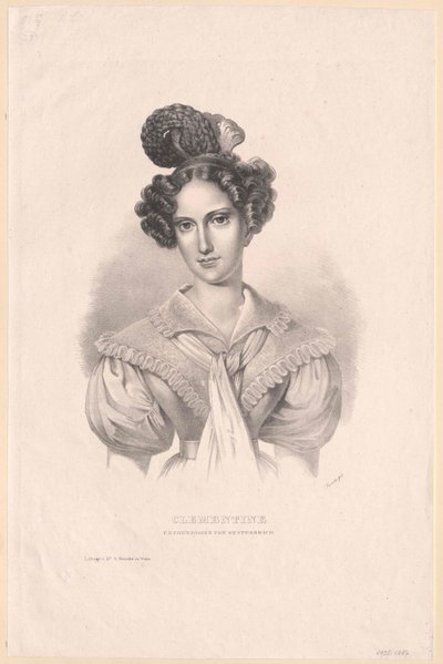Arquiduquesa da Áustria Maria clementina de Artist Unknown