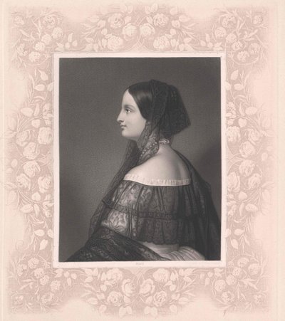 Arquiduquesa da Áustria Toscana Auguste (impressão) de Artist Unknown