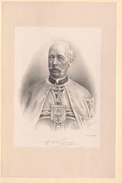 Arquiduque da Áustria Wilhelm (impressão) de Artist Unknown