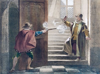 Assassinato de Guilherme de Orange de Artist Unknown