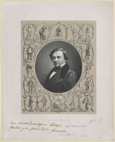 August Weihrauch (impressão) de Artist Unknown