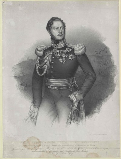 Augusto, príncipe Sayn-Wittgenstein-Berleburg de Artist Unknown
