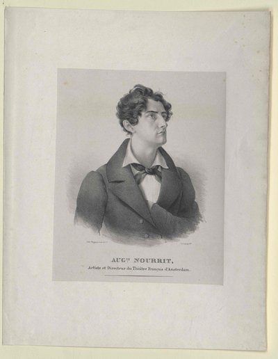 Auguste Nourrit (impressão) de Artist Unknown