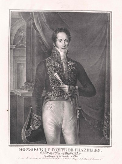 Augustin-Jean-Baptiste-Louis-Marie Comte Chazelles de Artist Unknown