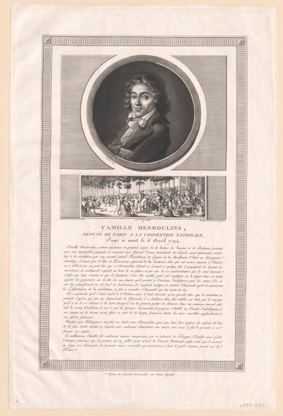 Camille Desmoulins (impressão) de Artist Unknown
