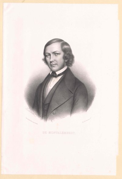 Charles Forbes Comte de Montalembert de Artist Unknown
