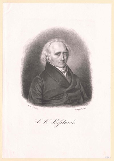 Christoph Wilhelm Hufeland de Artist Unknown
