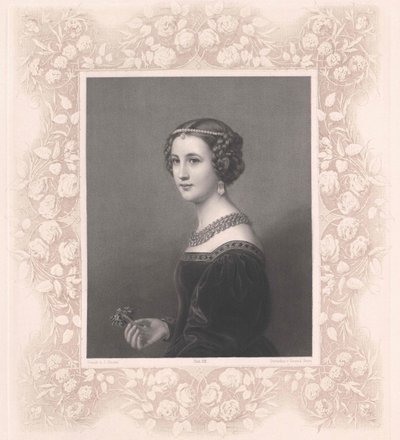 Cornelia Vetterlein (impressão) de Artist Unknown