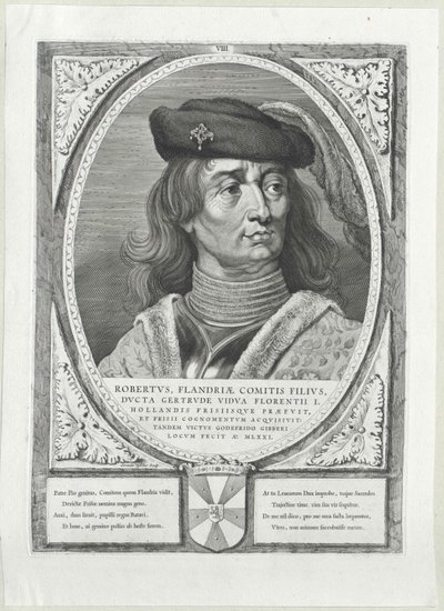 Conde de Flandres Roberto I da Frísia de Artist Unknown