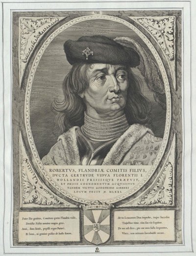 Conde da Flandres Roberto I, o Frísio de Artist Unknown