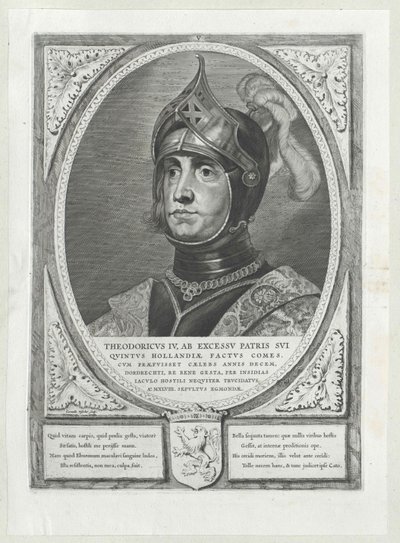 Conde de Holanda Dietrich IV (impressão) de Artist Unknown