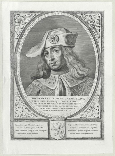 Conde de Holanda Dietrich VI (impressão) de Artist Unknown