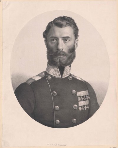 Conde da Sérvia Michael Obrenovich (impressão) de Artist Unknown