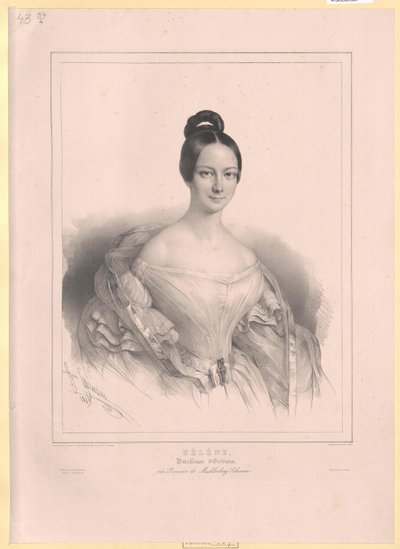 Duquesa de Mecklenburg-Schwerin Helen de Artist Unknown